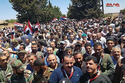 celebran la liberación de Quneitra Ejército sirio controla totalmente la provincia de Quneitra